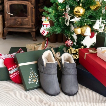 Meeste memory foam sussid Velcro kinnitusega, ülemine osa Xi shi samet, tald kanepist, täiskasvanutele