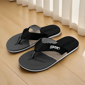 Ανδρικές παντόφλες, EVA πάνω μέρος και EVA σόλα, εύκολη εφαρμογή, για ηλικιωμένους άνδρες