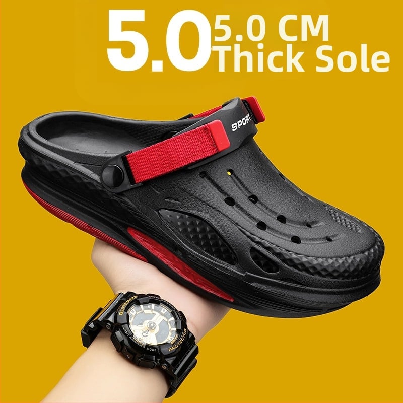 EVA sandalai su EVA viršutine ir EVA padu, kvėpuojantys, slip-on vyriški vasaros batai