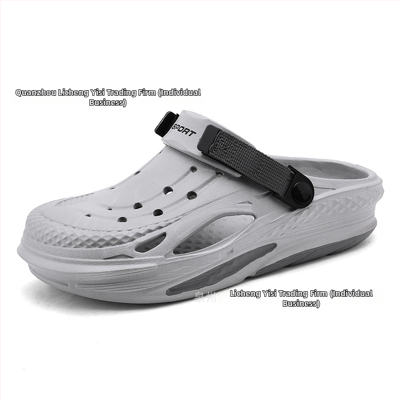 EVA sandalai su EVA viršutine ir EVA padu, kvėpuojantys, slip-on vyriški vasaros batai