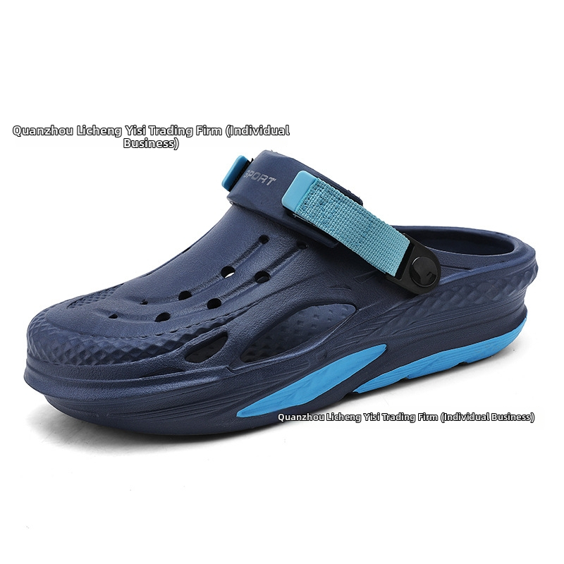 EVA sandalai su EVA viršutine ir EVA padu, kvėpuojantys, slip-on vyriški vasaros batai