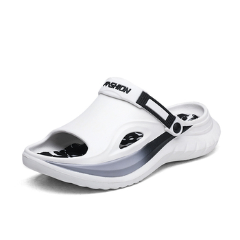 Vyrinės EVA šlepetės (slides), kasdienio stiliaus, vasara 2025, neslidžios ir atsparios dėvėjimui, EVA viršus ir EVA padas, jaunimo grupė 18–40