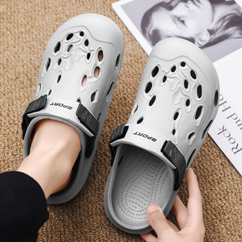 Vyriški EVA slip-on sandalai – kvėpuojantys vasaros kasdieniniai sandalai su 4 cm padu