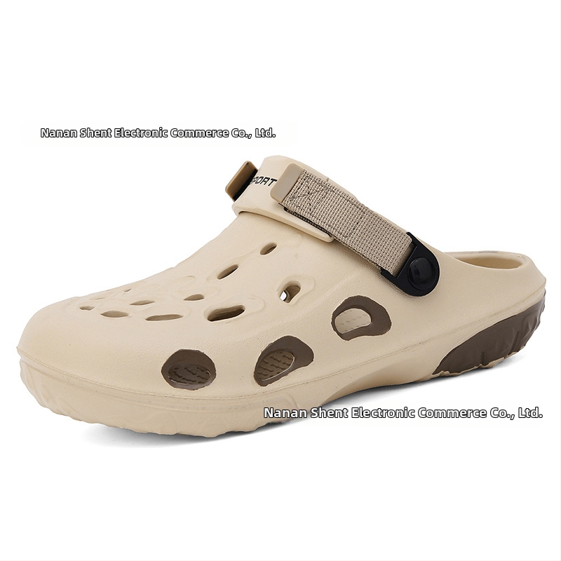 Vyriški EVA slip-on sandalai – kvėpuojantys vasaros kasdieniniai sandalai su 4 cm padu
