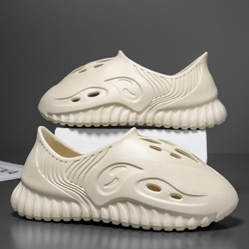 Meeste jõekäigu jalatsid, kummist tald, kerge, pealiskate segatud materjalidest, suletud varvas