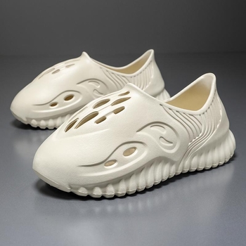 Meeste jõekäigu jalatsid, kummist tald, kerge, pealiskate segatud materjalidest, suletud varvas