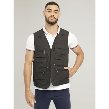 Liemenė, dryžuota corduroy, lininis audinys, laisvas kirpimas, V formos iškirptė