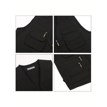 Liemenė, dryžuota corduroy, lininis audinys, laisvas kirpimas, V formos iškirptė