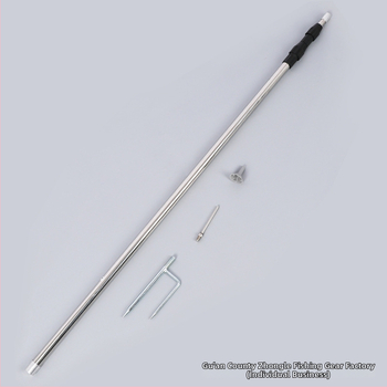 Izvelkams nerūsējošā tērauda jumta atbalsta stabs ar zemes enkuru — uzlabota, biezāka versija