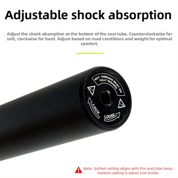 FMFXTRA Šokk-absorbtsiooniga sadulapost MTB jaoks | Materjal: alumiiniumsulam; Tootekood: 501; Sobib: Unisex