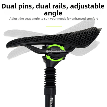 FMFXTRA Šokk-absorbtsiooniga sadulapost MTB jaoks | Materjal: alumiiniumsulam; Tootekood: 501; Sobib: Unisex