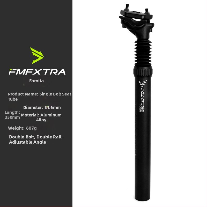 FMFXTRA Šokk-absorbtsiooniga sadulapost MTB jaoks | Materjal: alumiiniumsulam; Tootekood: 501; Sobib: Unisex