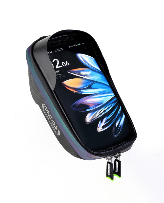 Dtucycle EVA kietojo korpuso dviračio vairo krepšys, atsparus vandeniui, atšvaitinis, telefono kišenė su jutikliniu ekranu