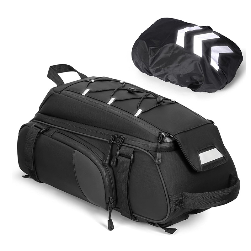 Kalnu velosipēda aizmugurējā bagāžnieka soma | Poliestera materiāls | Vispārēja modeļu saderība | Saderīgs ar visiem automobiļu modeļiem | Produkta kods Ybn034c