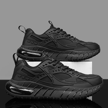 Ανδρικά αθλητικά παπούτσια Doudou, επάνω από δέρμα πρώτης στρώσης, TPU σόλα