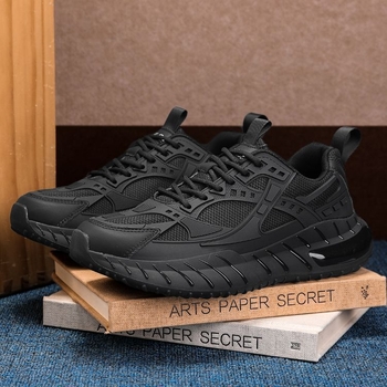 Ανδρικά αθλητικά παπούτσια Doudou, επάνω από δέρμα πρώτης στρώσης, TPU σόλα