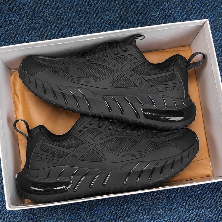 Ανδρικά αθλητικά παπούτσια Doudou, επάνω από δέρμα πρώτης στρώσης, TPU σόλα