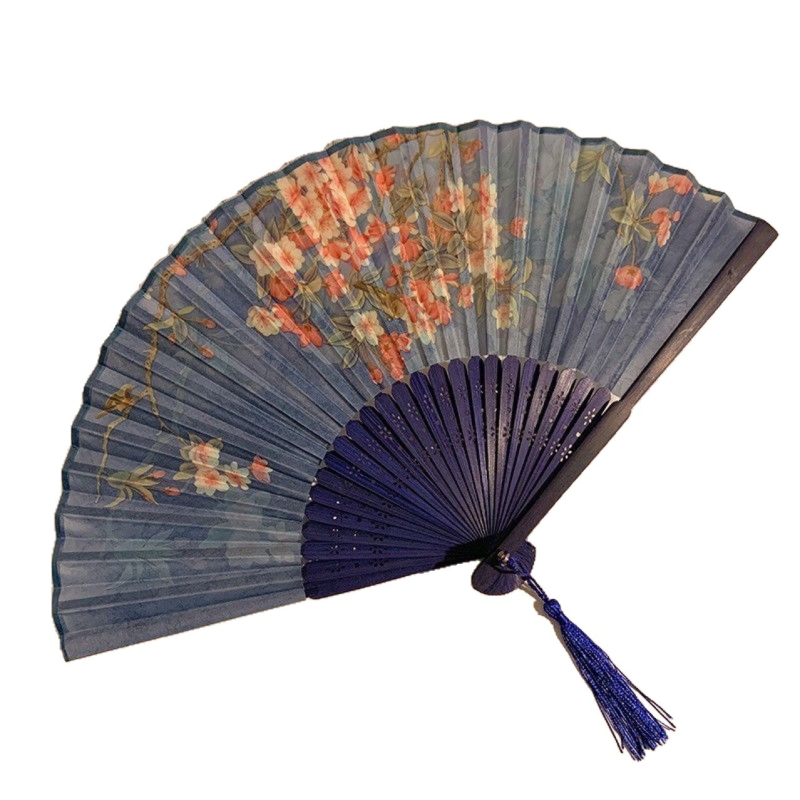 Evantai din bambus în stil antic chinezesc, imprimare și vopsire, stil chinezesc, articol 742621899994