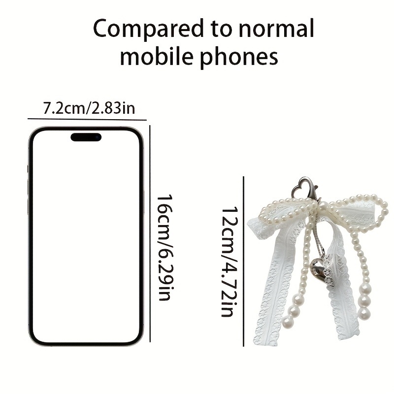 Pitsist lips telefoni kaelakee – käsitöö, helmestest ja pärlitest, südamekujuline võtmehoidja