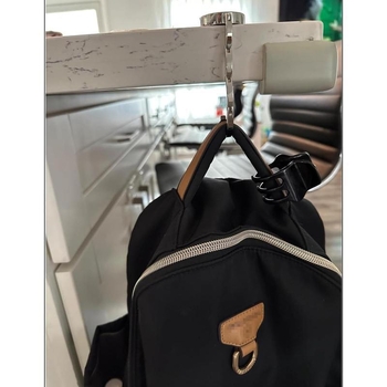 Portfelio kabliukas prie stalo, varinis, viengubas kabliukas, įprastas tipas, šiuolaikinis paprastumas.