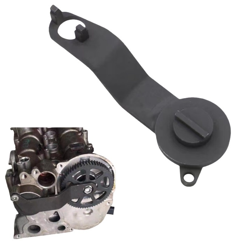 VW grupės varikliams camshaft blokavimo įrankis – Sagitar 1.4T, Lavida, A3 (Medžiaga: anglies plienas; Pritaikymas: mechaninis remontas, automobilių remontas, namų ūkio remontas; Naudojimo atvejai: mašinos remontas)