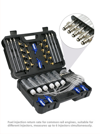 Dyzelio Common Rail alyvos grąžinimo detektorius ir purkštuvų bandymo įrankis