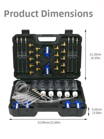 Dyzelio Common Rail alyvos grąžinimo detektorius ir purkštuvų bandymo įrankis