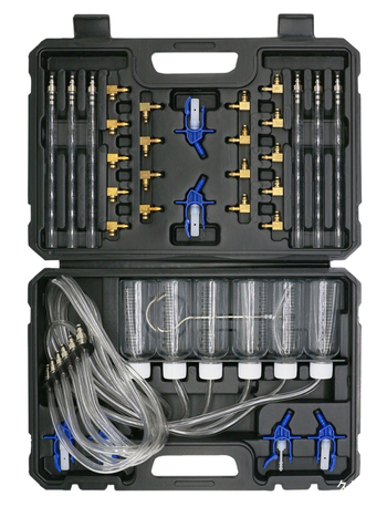 Dyzelio Common Rail alyvos grąžinimo detektorius ir purkštuvų bandymo įrankis