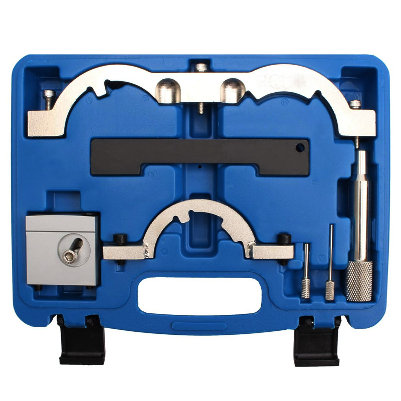 Variklio laikmatis įrankis Opel/Vauxhall 1.0/1.2/1.4 turbo varikliams, plastiko ir plieno konstrukcija, mechaniniams ir automobilių remontams.