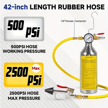 Automobilio oro kondicionieriaus vamzelių valymo įrankis – be išardymo, su pakabintu buteliuku, nerūdijančio plieno