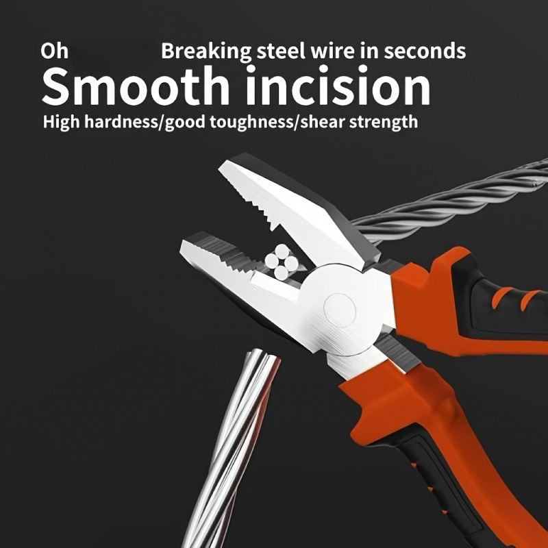 Многофункционални клещи за рязане на жици и отвертка, стомана, пасторален стил