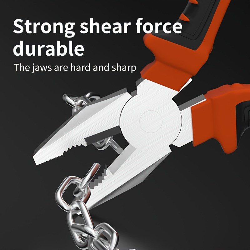 Многофункционални клещи за рязане на жици и отвертка, стомана, пасторален стил