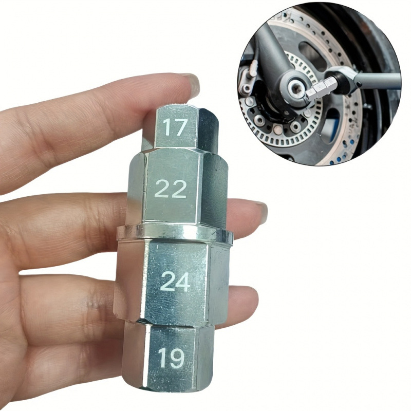 Торцев ключ за предното колело на мотоциклета - карбонова стомана, ръчен инструмент