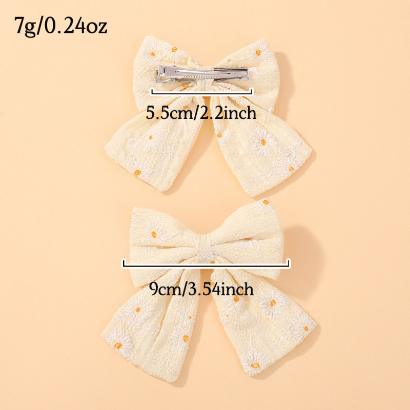 Vaikų plaukų segtukas su spausdinta kasėle, audinio medžiaga, rankų darbo