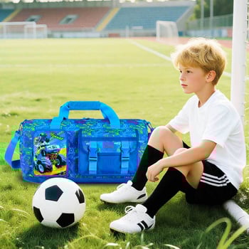 CCJPX Keresztpántos utazótáska gyerekeknek, <20L, poliészter, légáteresztő, vízálló, kopásálló, anime mintázat