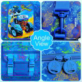 CCJPX Keresztpántos utazótáska gyerekeknek, <20L, poliészter, légáteresztő, vízálló, kopásálló, anime mintázat