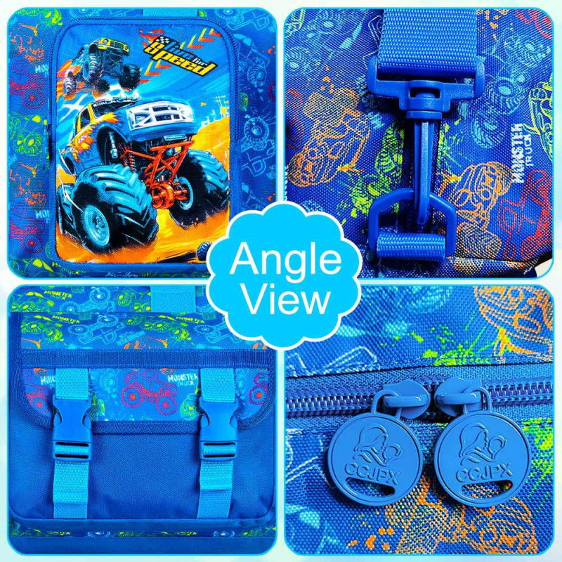 CCJPX Keresztpántos utazótáska gyerekeknek, <20L, poliészter, légáteresztő, vízálló, kopásálló, anime mintázat