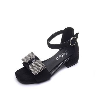 Princesių sandalai mergaitei – Velcro užsegimas, guminė padas, amžius 1–12 metų