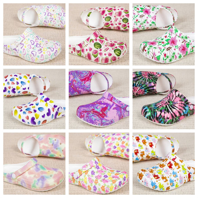 Unisex EVA basutės su perforacijomis — Personalizuojamos jūsų paveikslėliu, EVA viršutinė dalis ir padas, pado storis 1.5–3.5 cm, kvėpuojančios, neslidžios