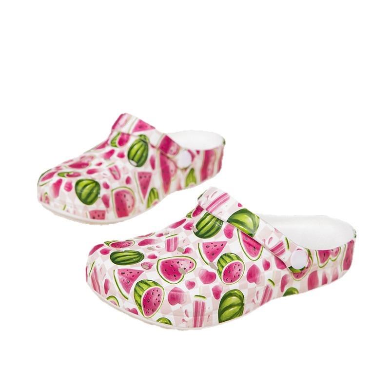 Unisex EVA basutės su perforacijomis — Personalizuojamos jūsų paveikslėliu, EVA viršutinė dalis ir padas, pado storis 1.5–3.5 cm, kvėpuojančios, neslidžios