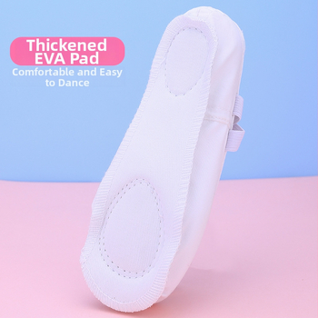 Vaikų baleto bateliai mergaitėms — lengvi šokio bateliai su sintetinės odos viršutine dalimi ir kompozito padu