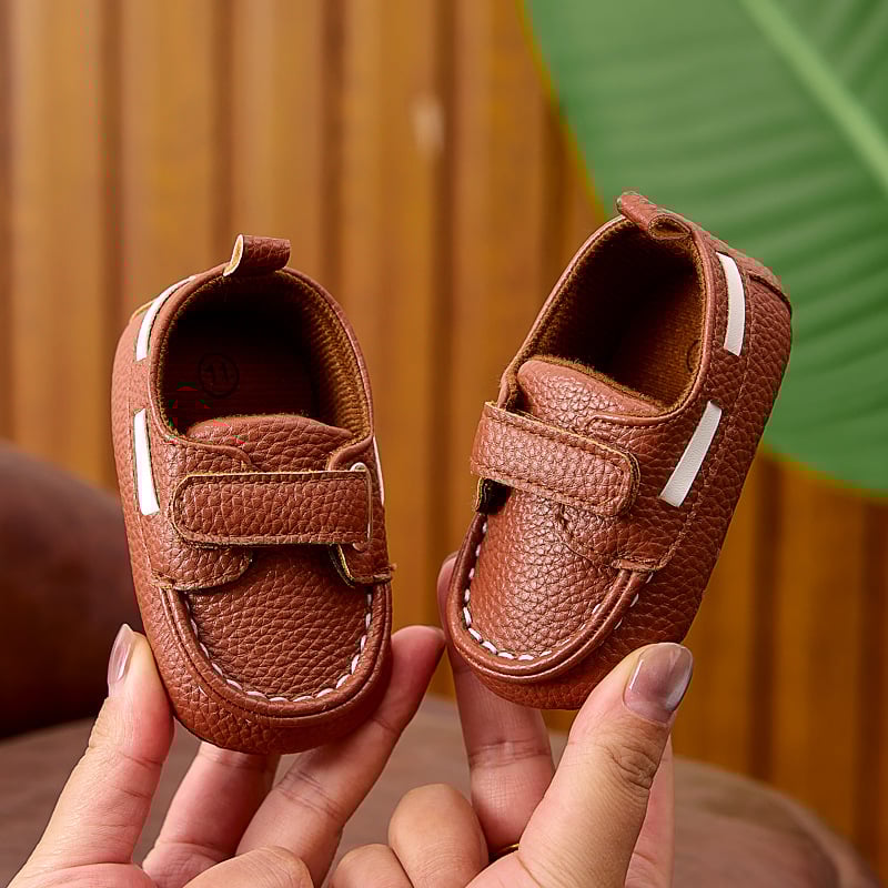 Mažylių bateliai, Korėjiečių stiliaus, kvėpuojantys, PU viršus, Velcro užsegimas, amžius 12–36 ir 24–48 mėnesiai