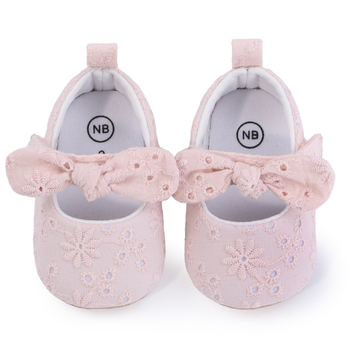 Princesės stiliaus bateliai mergaitėms, viršus medvilninis, kvėpuojantys, neslystantys, 12-36 mėnesių