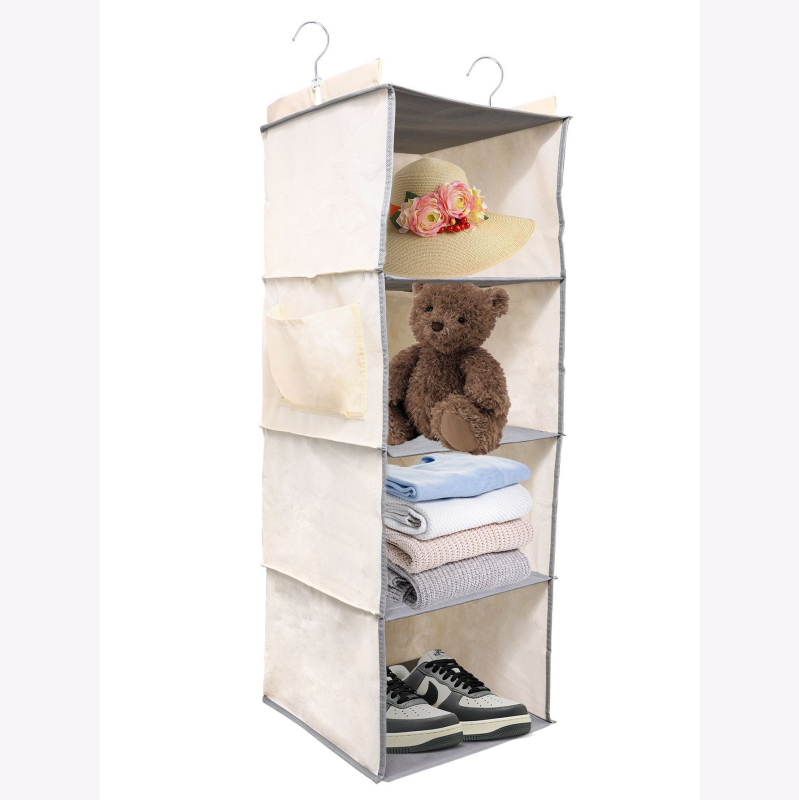 Kappidele riputatav hoiukott, mitmekihiline disain, mitte-kootud materjalist, riietele, magamistuppa.