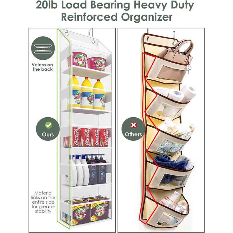 Τσάντα κρεμαστή για αποθήκευση μπάνιου — πολλαπλών στρώσεων, μη υφασμένο ύφασμα, για κρέμασμα στην πόρτα