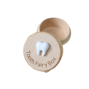 Medinė pieno dantų dėžutė vaikams 4–6 m. – saugojimas, įpakavimas Opp bag