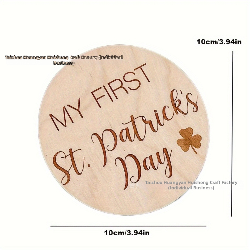 Medinė kūdikio raidos žymė rekvizitas fotografavimui, iš boxwood, šiuolaikinis stilius