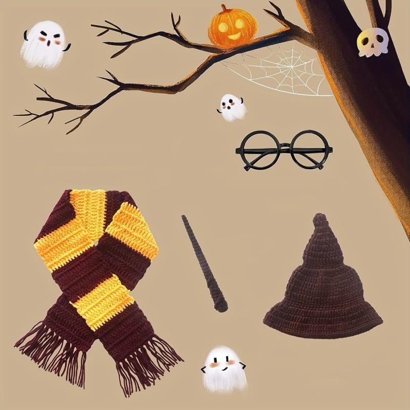 Žieminė megzta kūdikio kepurė – šilta, vėjo atspari, kaklo apsauga, poliesterio audinys, skėtuko kraštas ir siauras viršūnė