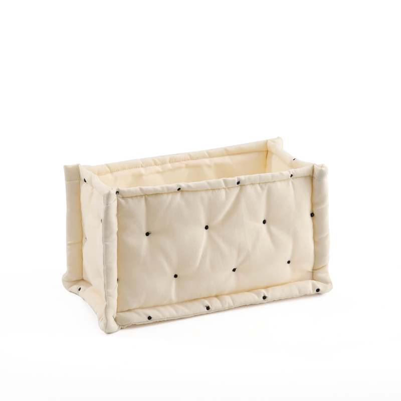 Кошница за съхранение с точкова шарка за пелени, за мляко на прах и играчки, преносима, модерен минималистичен стил, пролет 2025