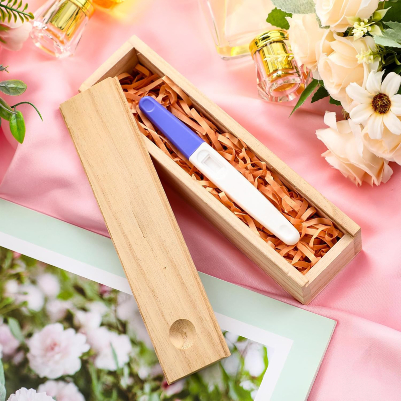 Дървена кутия за подаръци с издърпващ се отдел за съхранение – естествено дърво, модел 10 мм, възможност за печат на лого, опаковка кутия